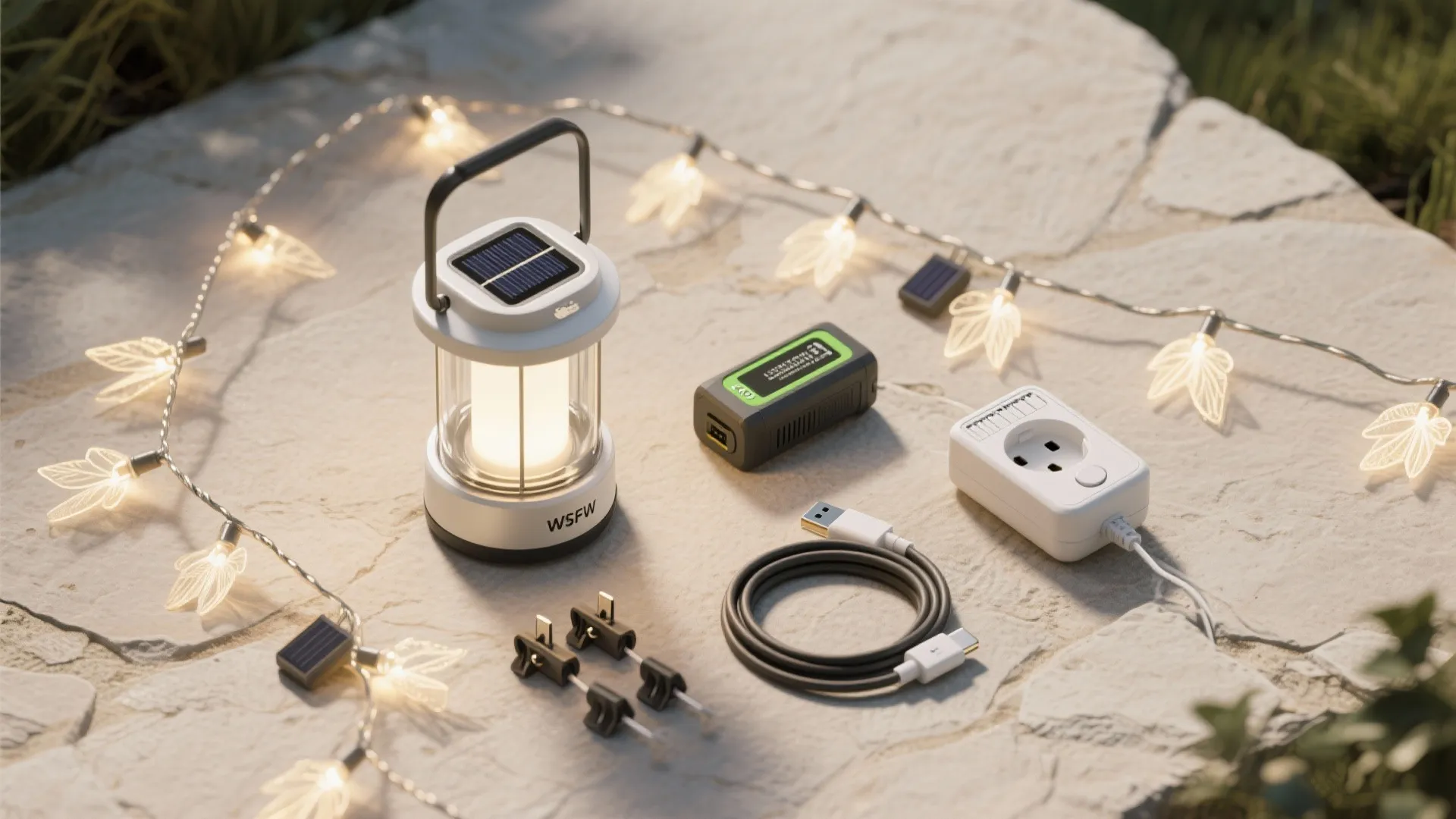 Solar and Battery Lanterns with Smart Timing