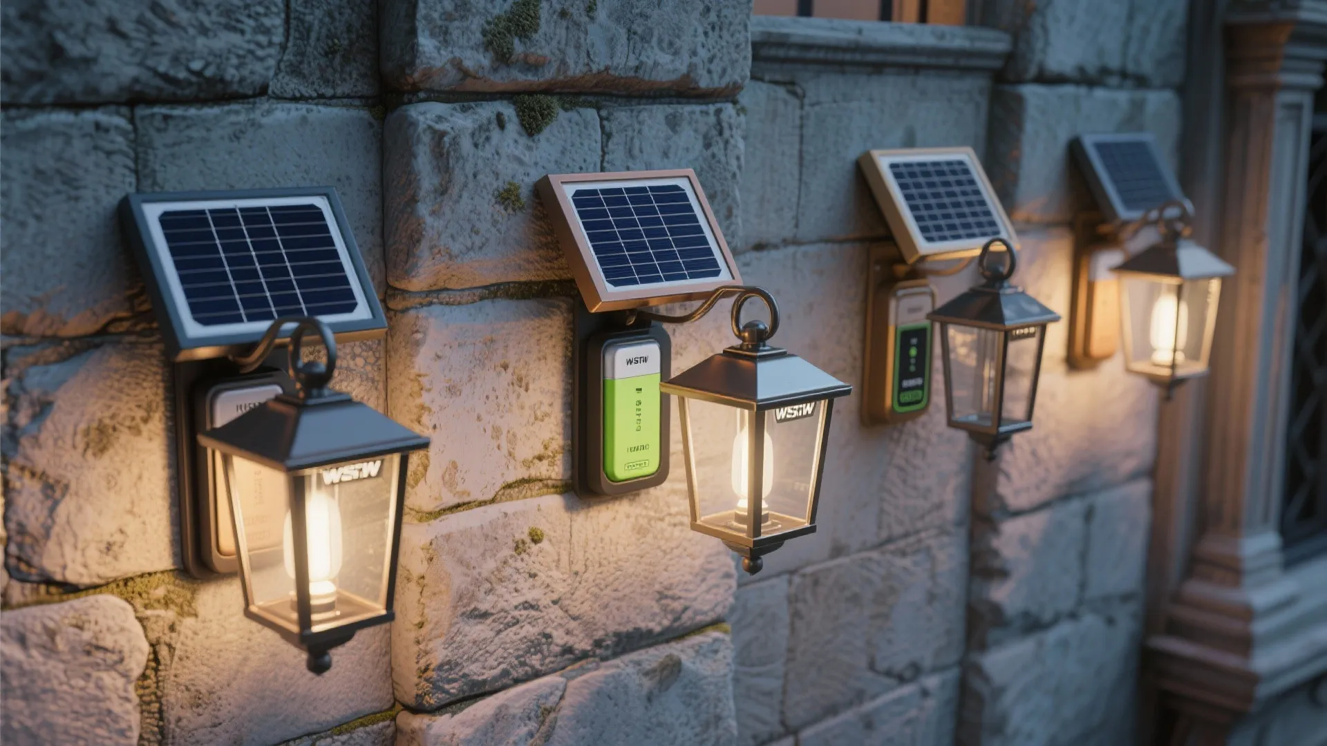 5. Battery or Solar Lanterns for Historic Facades