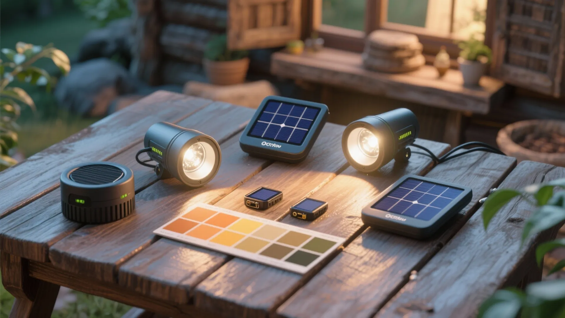 5. Solar-Powered Decorative Spots