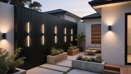 5 solar garden wall lights ideas for small spaces