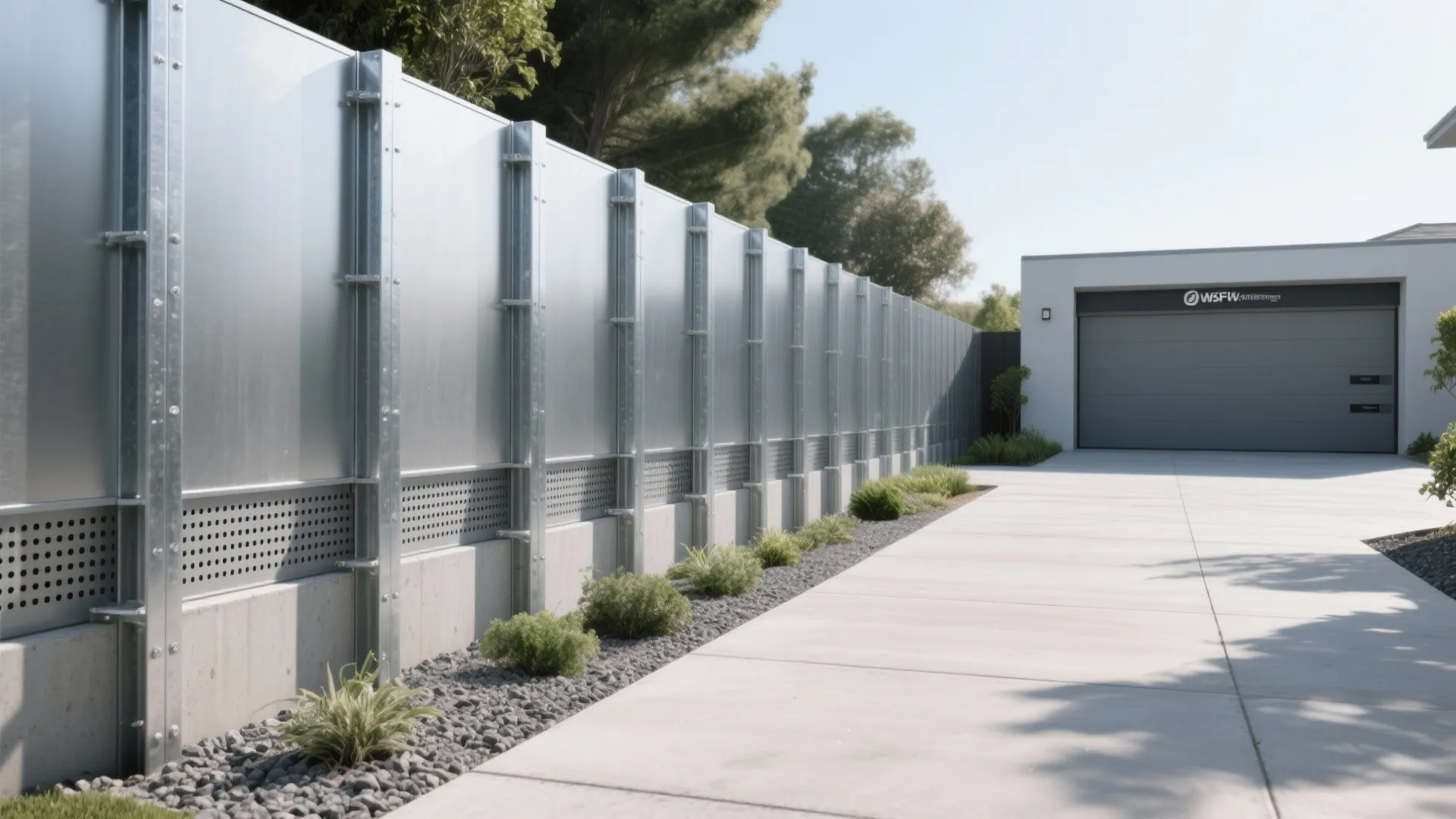 2) Slim Soldier Piles + Steel Infill Panels