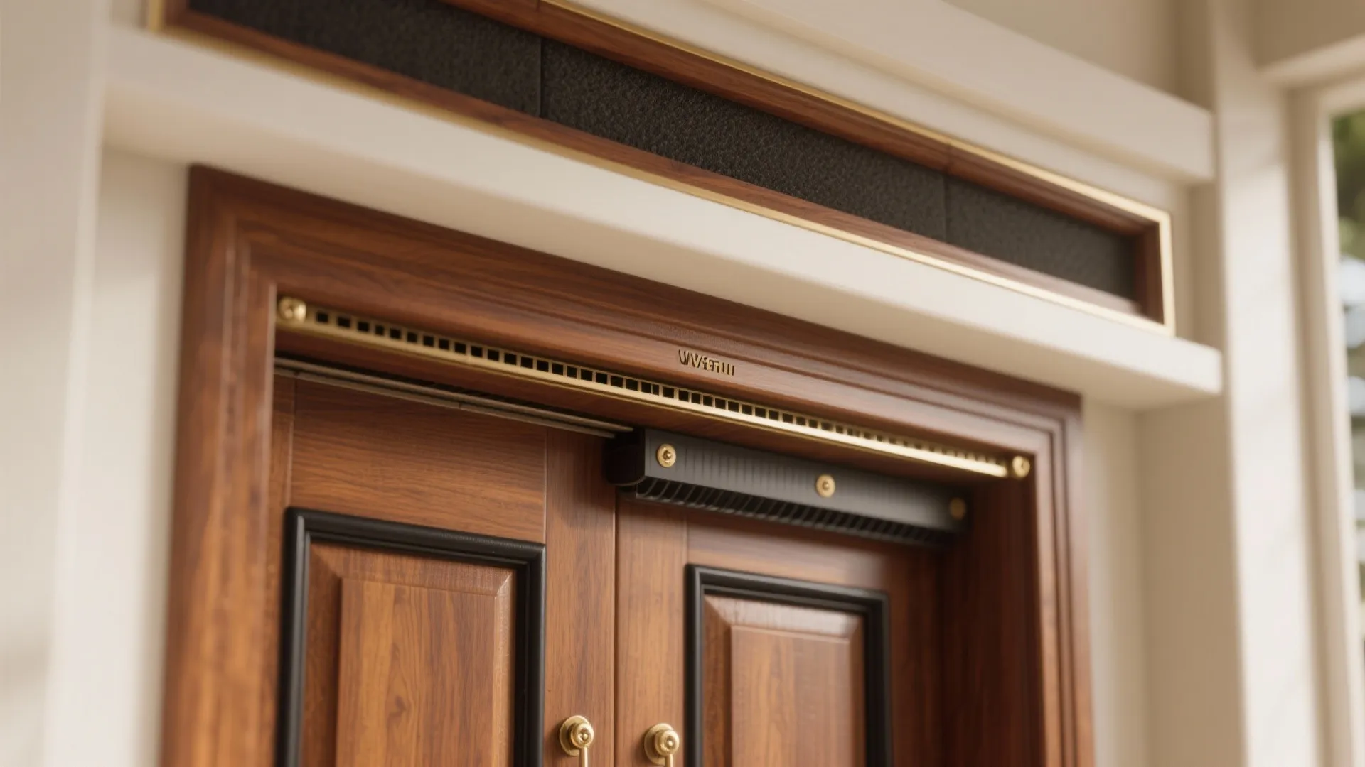 Quiet, Solid-Core Doors with Discreet Vent Panels