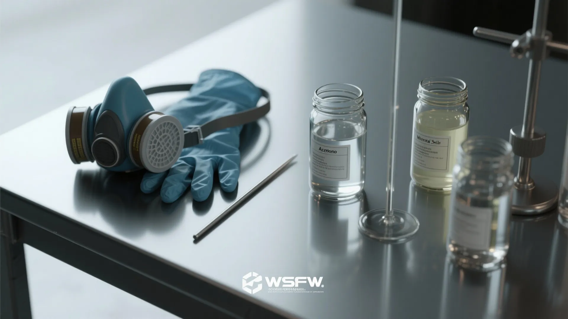 5. Mineral Spirits + Acetone Mix (for solvent paints)