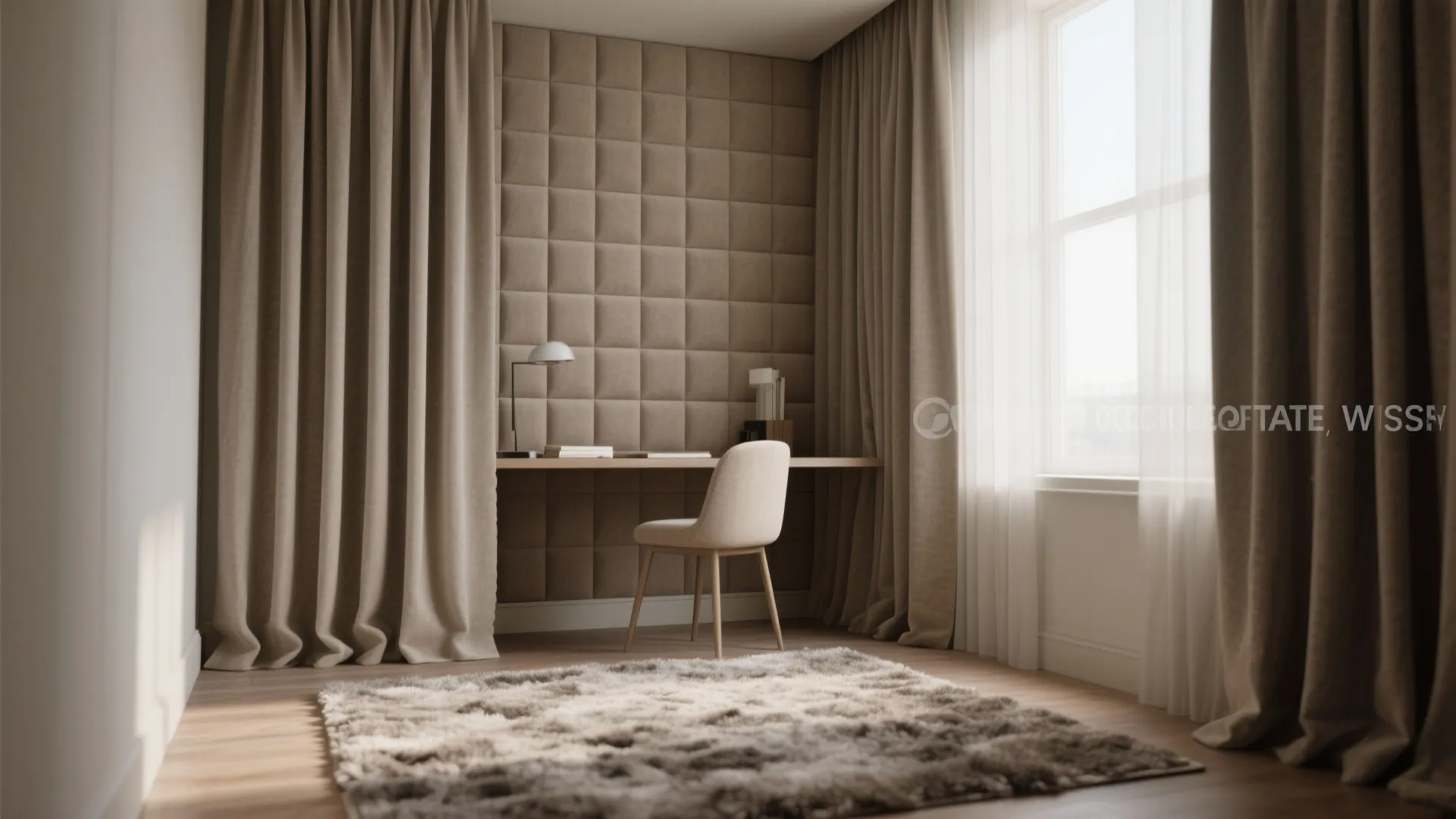 Sound-buffering elements for deep work