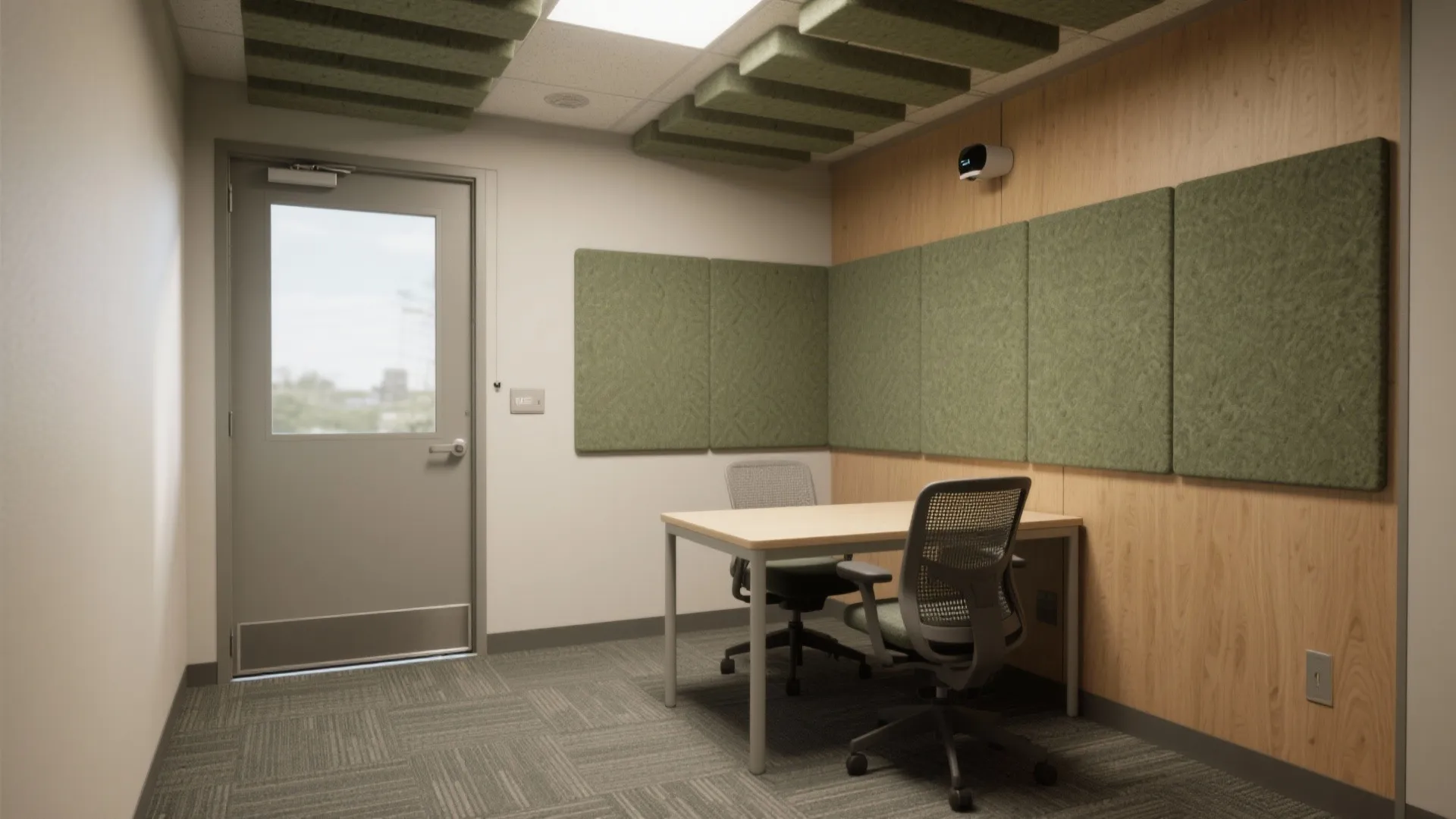 1) Sound-first micro rooms that feel calm, not cramped