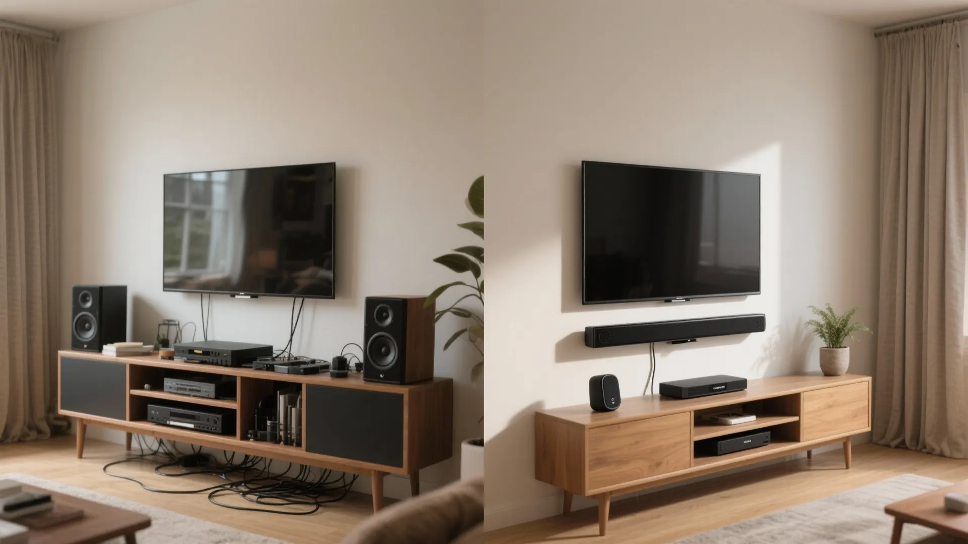 Soundbar + Wireless Sub: Slim Profile, Big Clarity