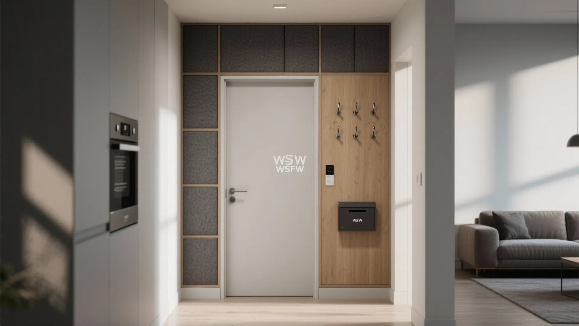 5. Noise control + multifunctional partitions