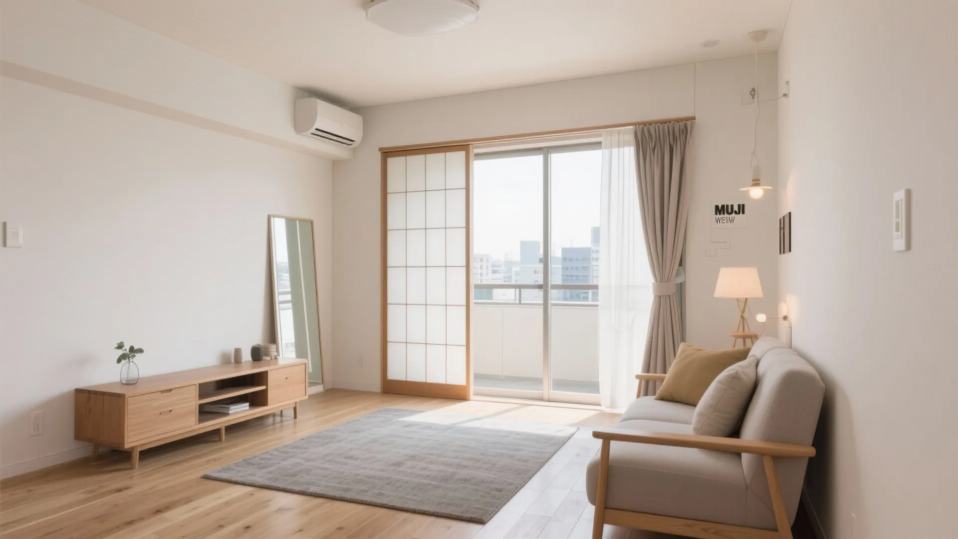 日式風格の色と素材で“体感の広さ”を拡張｜日本都市の光を味方に