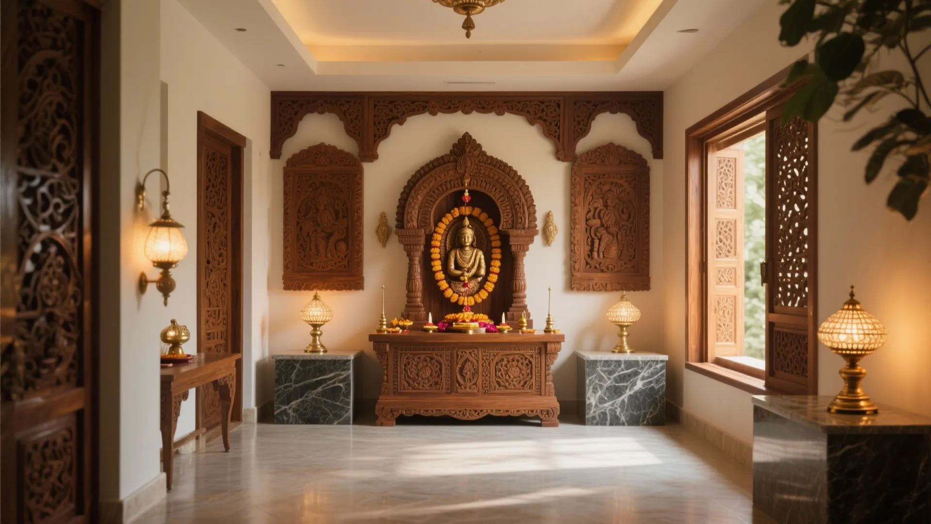 5 South Indian Pooja Room Designs: Creative and Functional Ideas Inspired by South Indian Traditions