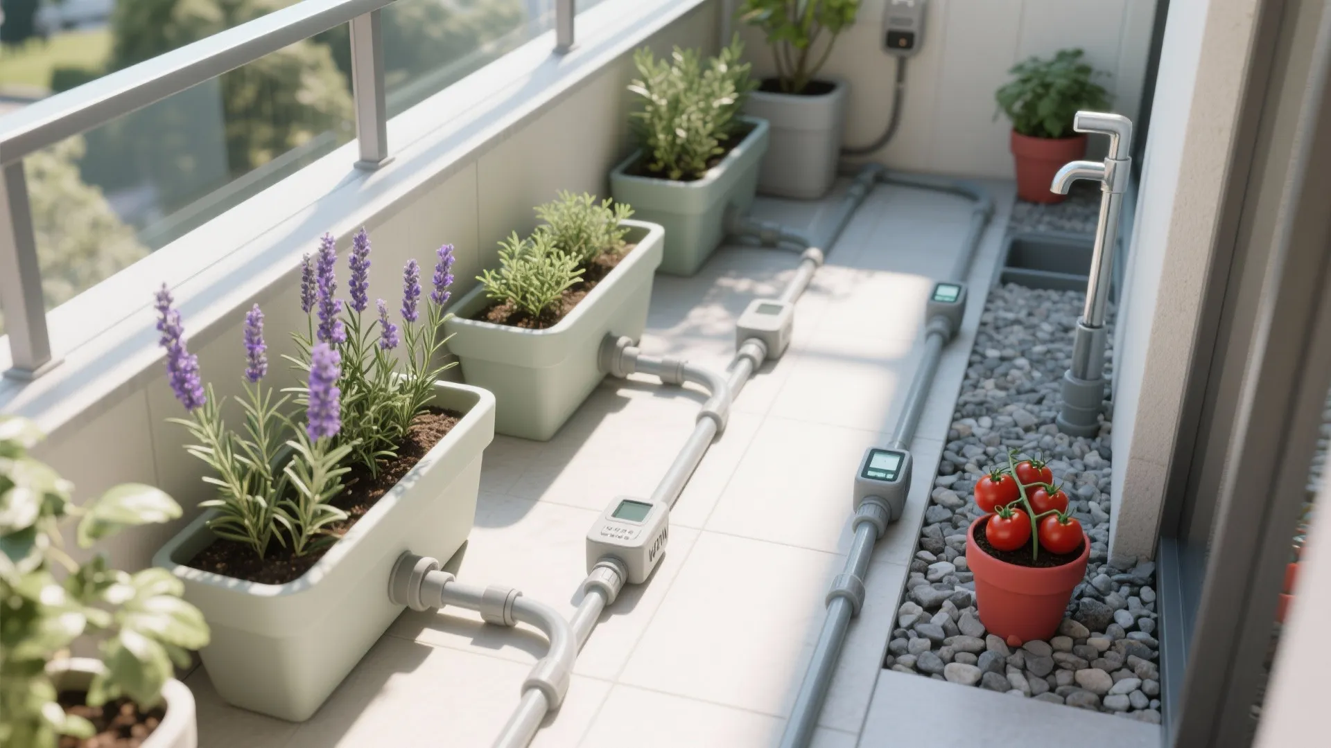 South-Facing Sun Lovers with Smart Watering