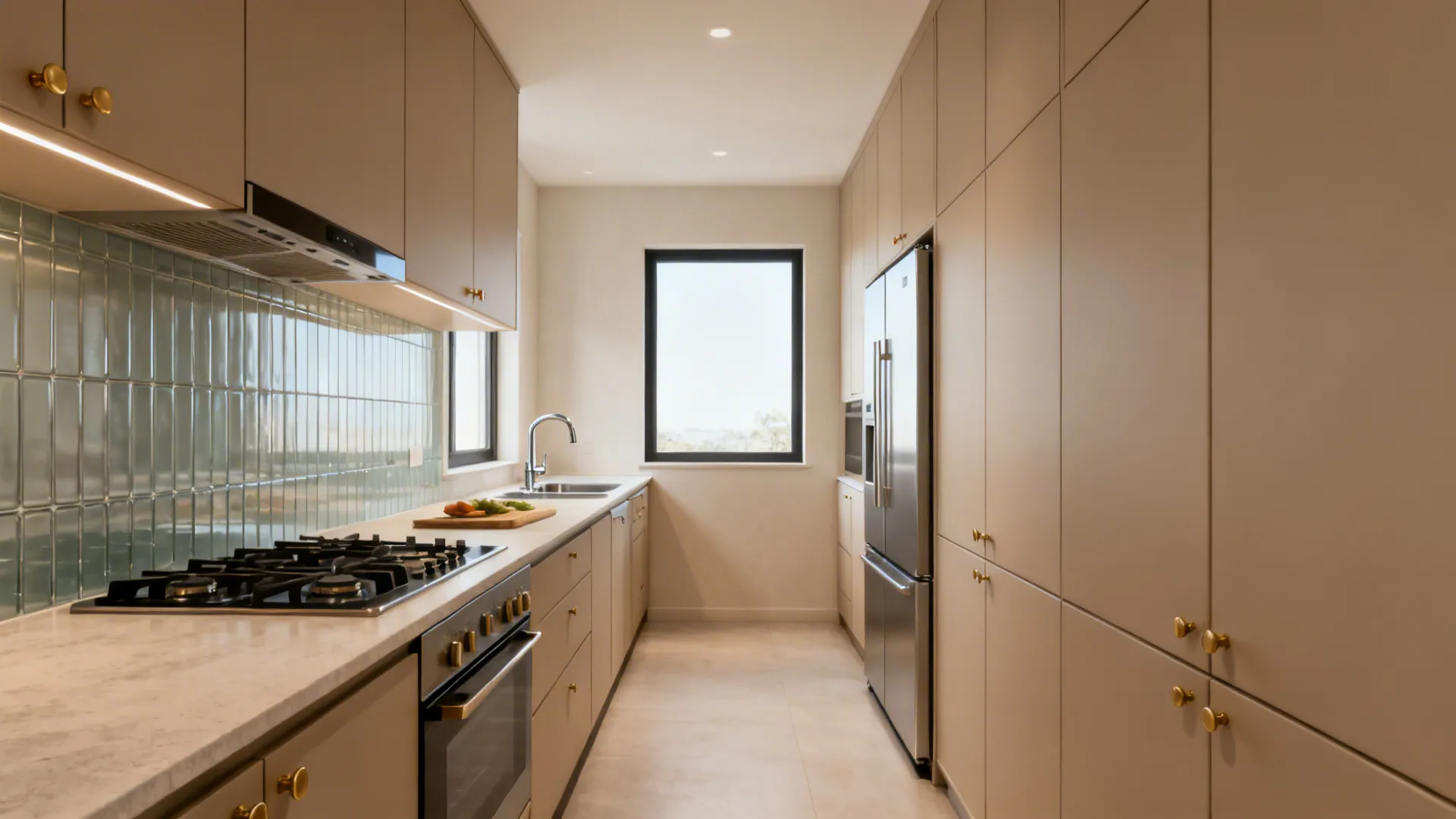 1) Southeast Cooking Zone with Logical Work Triangle