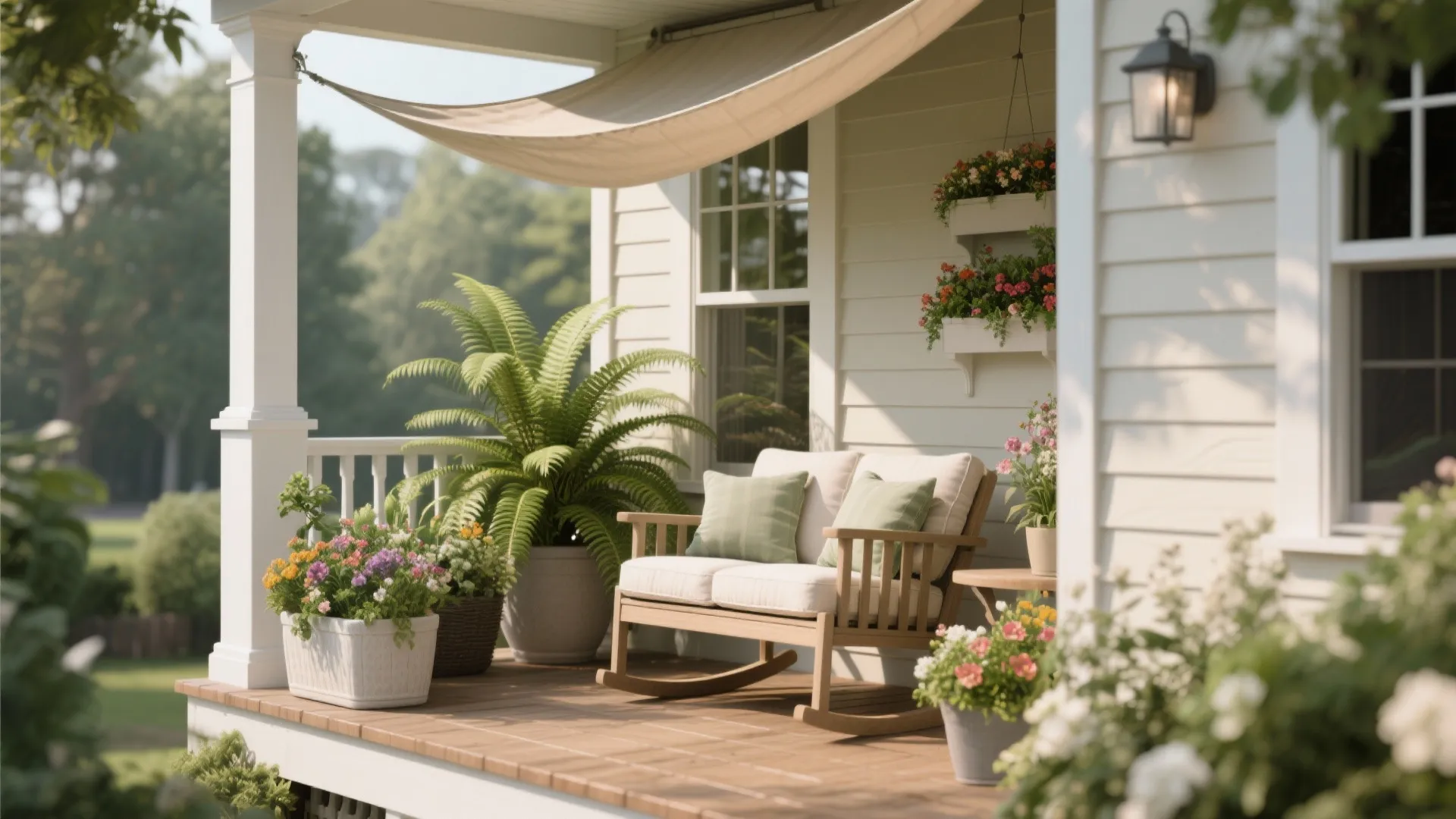 Southern Porch Comfort in Compact Form
