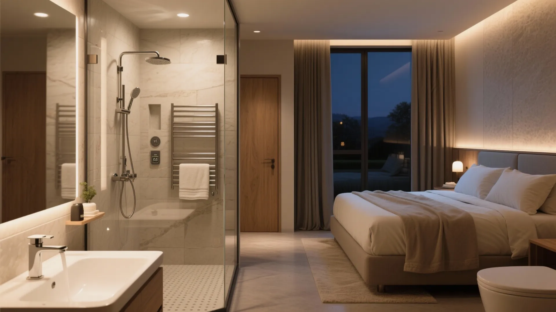Spa-grade bathrooms and sleep-smart bedrooms