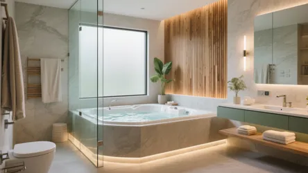 5 Ideas: Jacuzzi in Bathroom Design