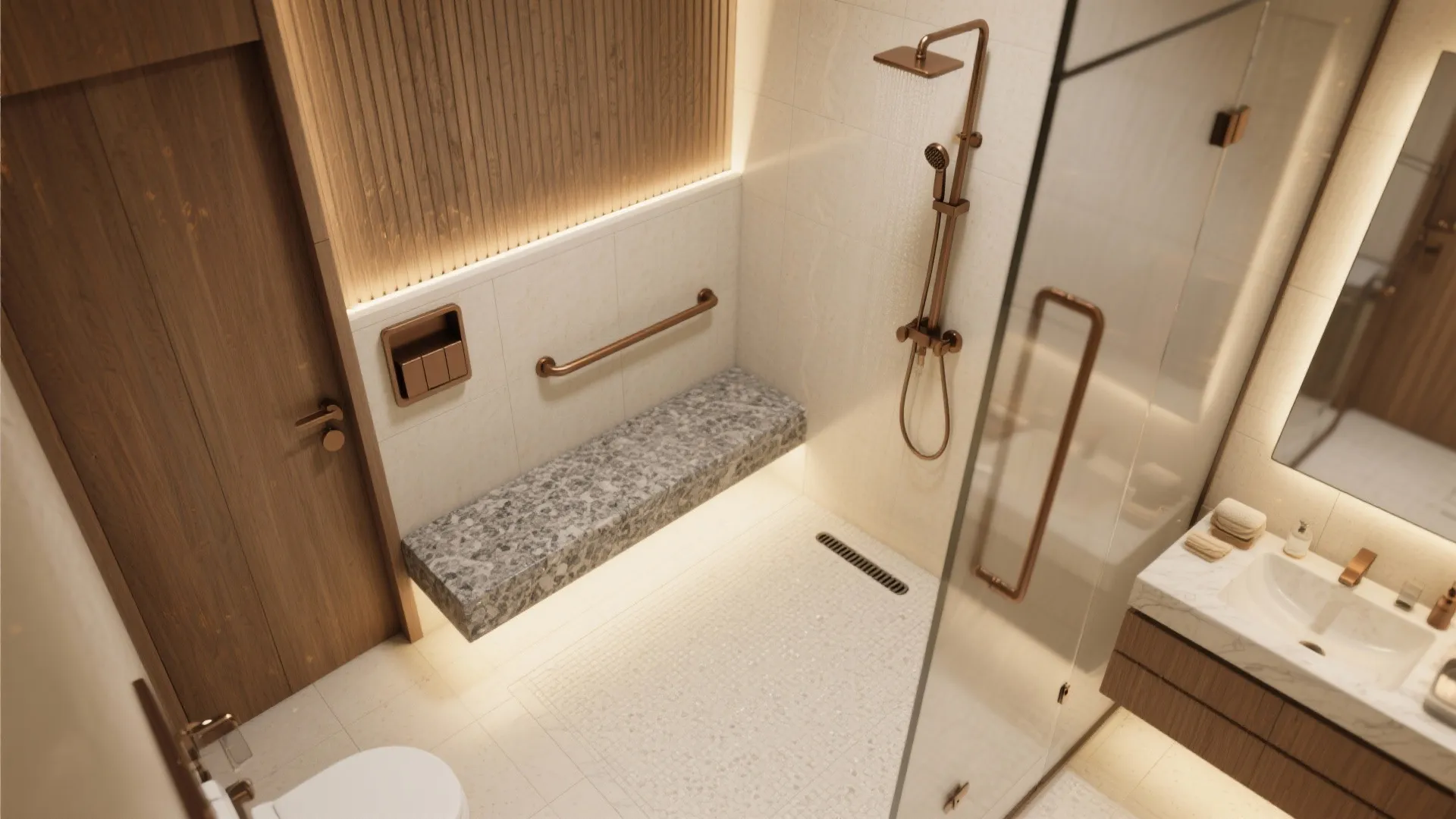 Barrier-Free Spa Bathrooms that Feel Like a Treat