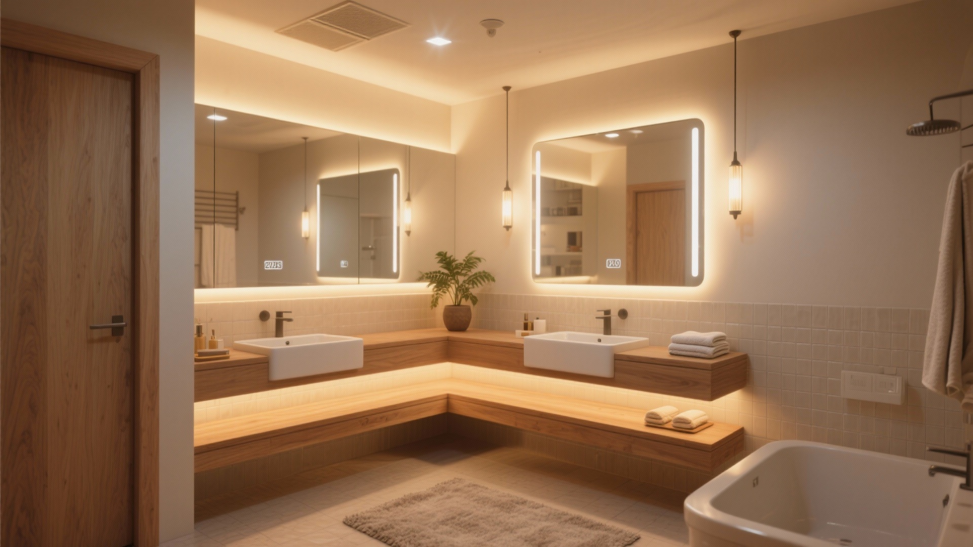 Best color temperature for bathroom — 5 lighting ideas
