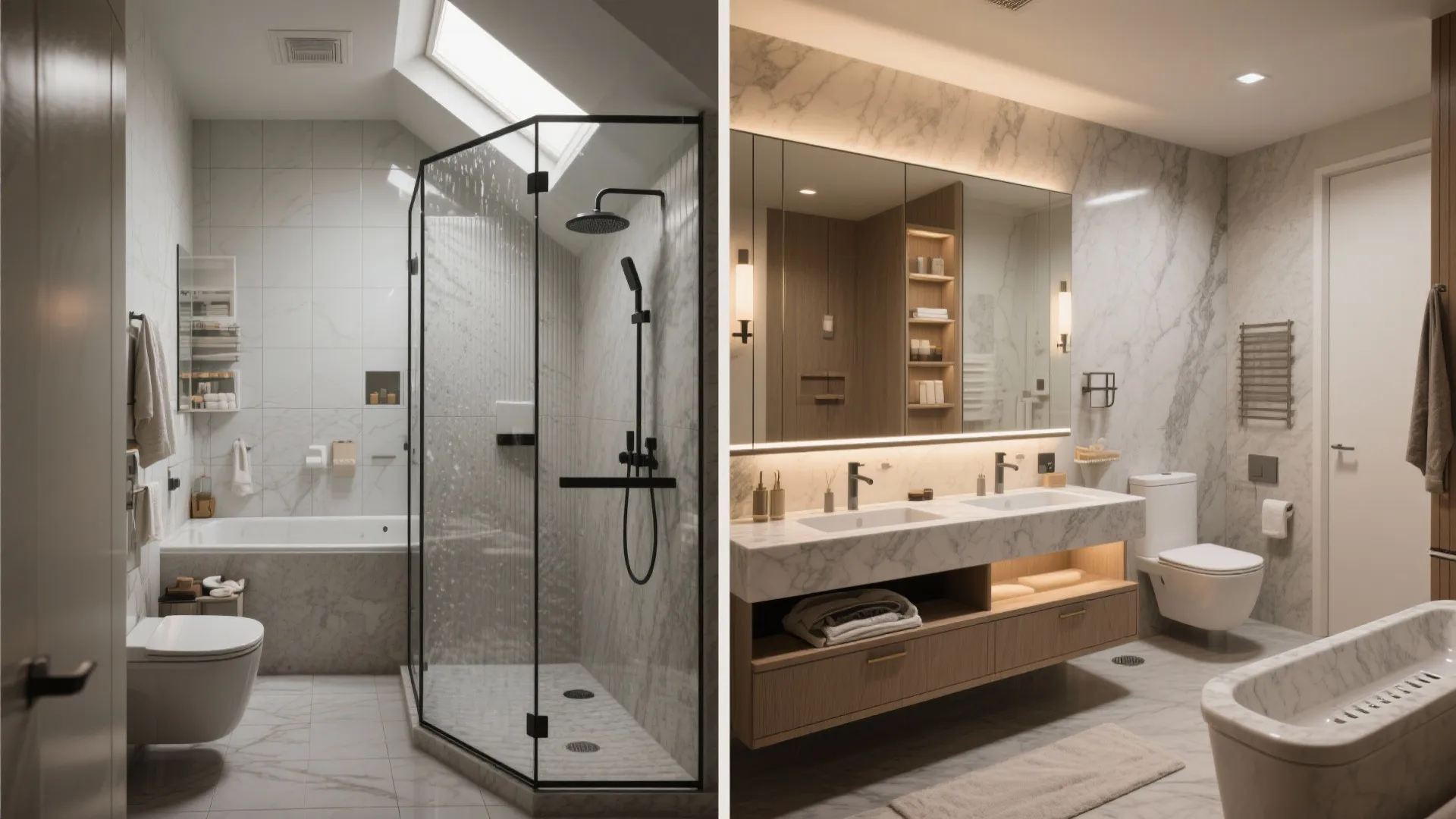 Spa suites and smart storage in compact luxury zones