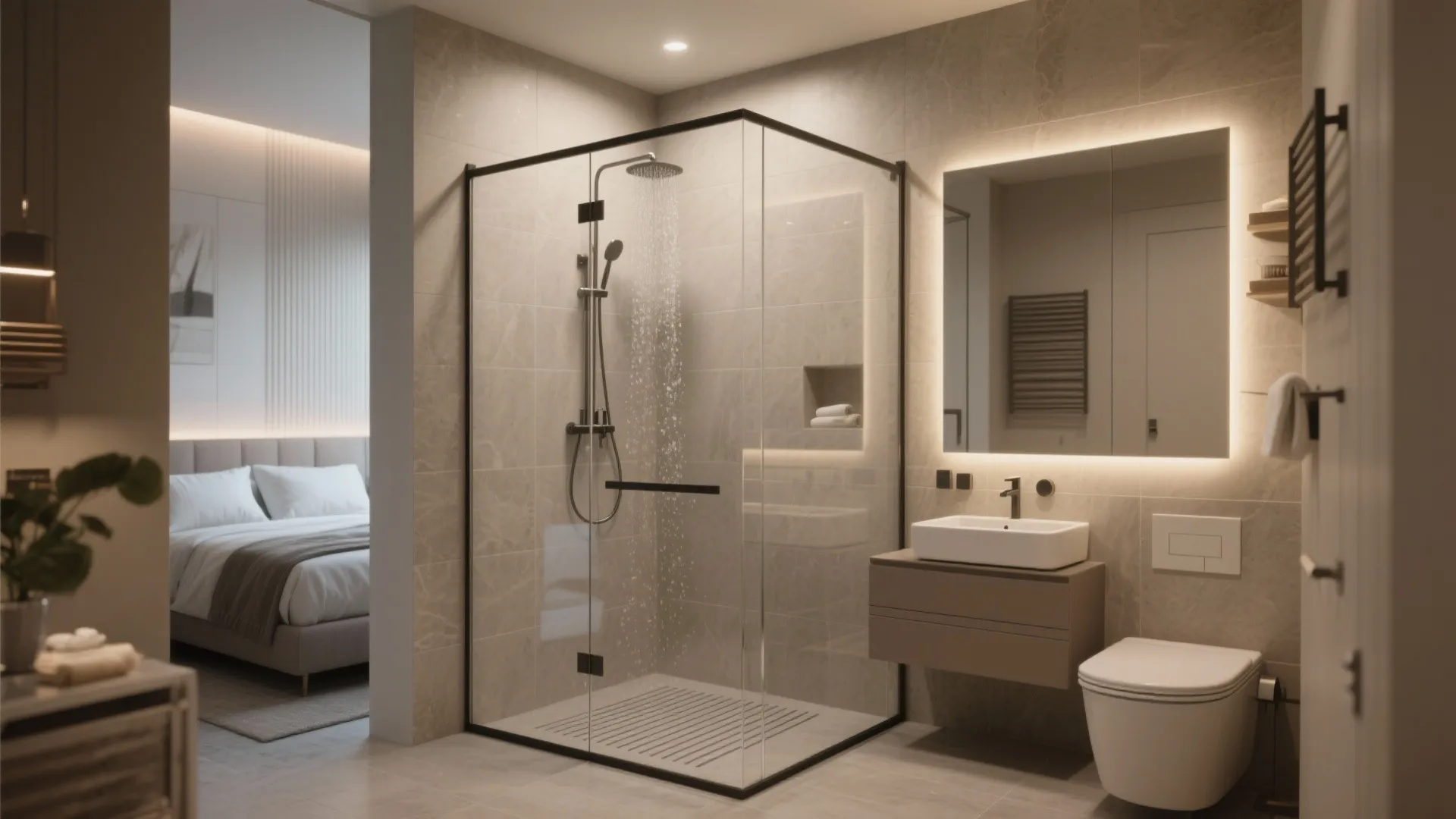 4. Create a spa-like ensuite (even on a budget)