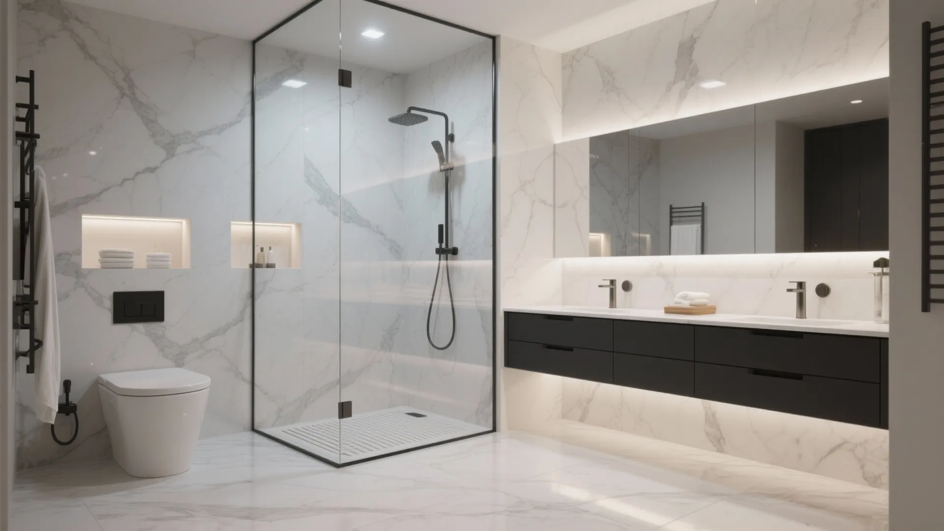 Spa-Luxe Ensuite With Performance Surfaces
