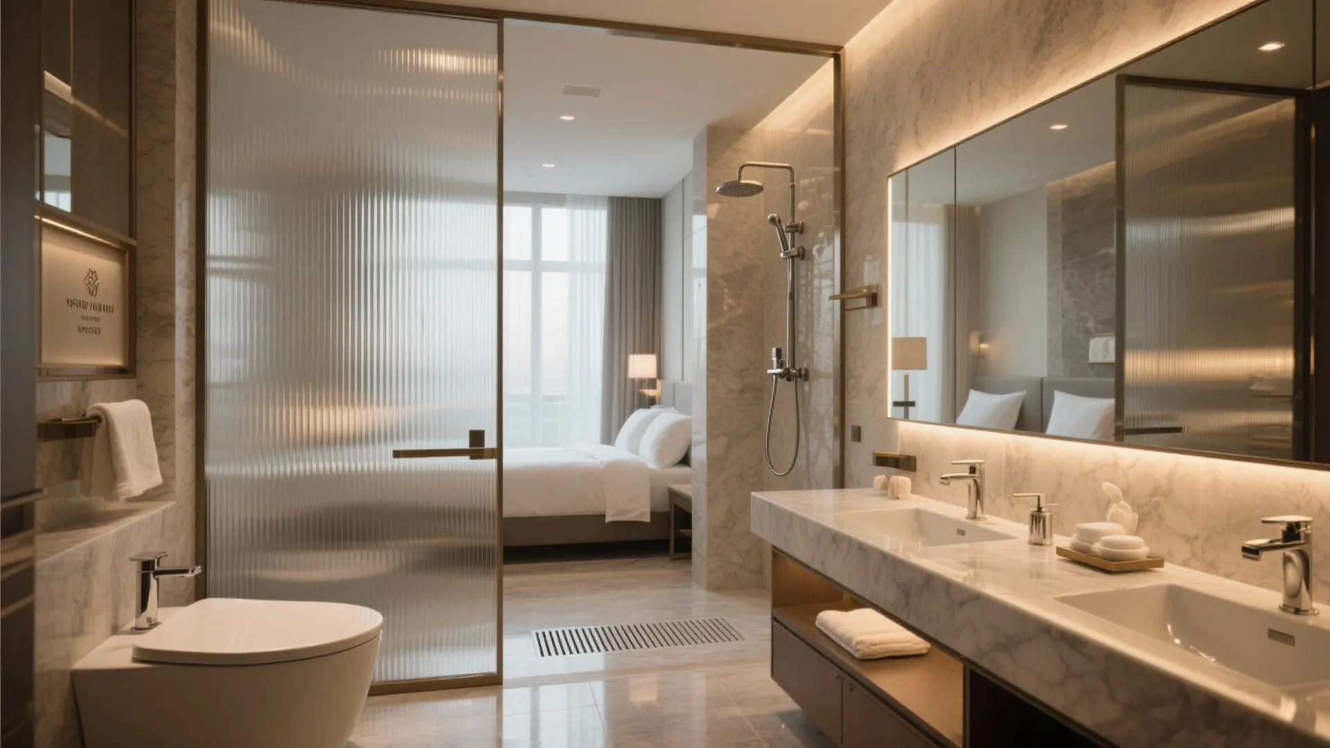 The Spa-Forward Bath: Glass, Light, and Privacy Zones