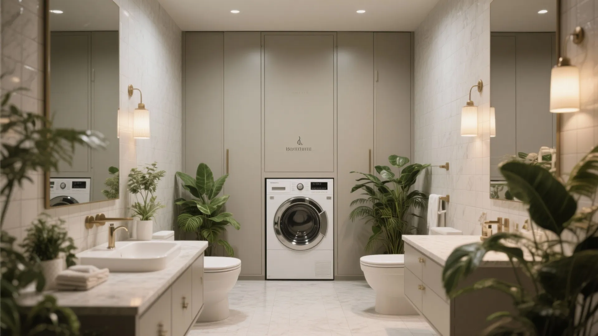 10. Spa Vibes with Integrated Laundry