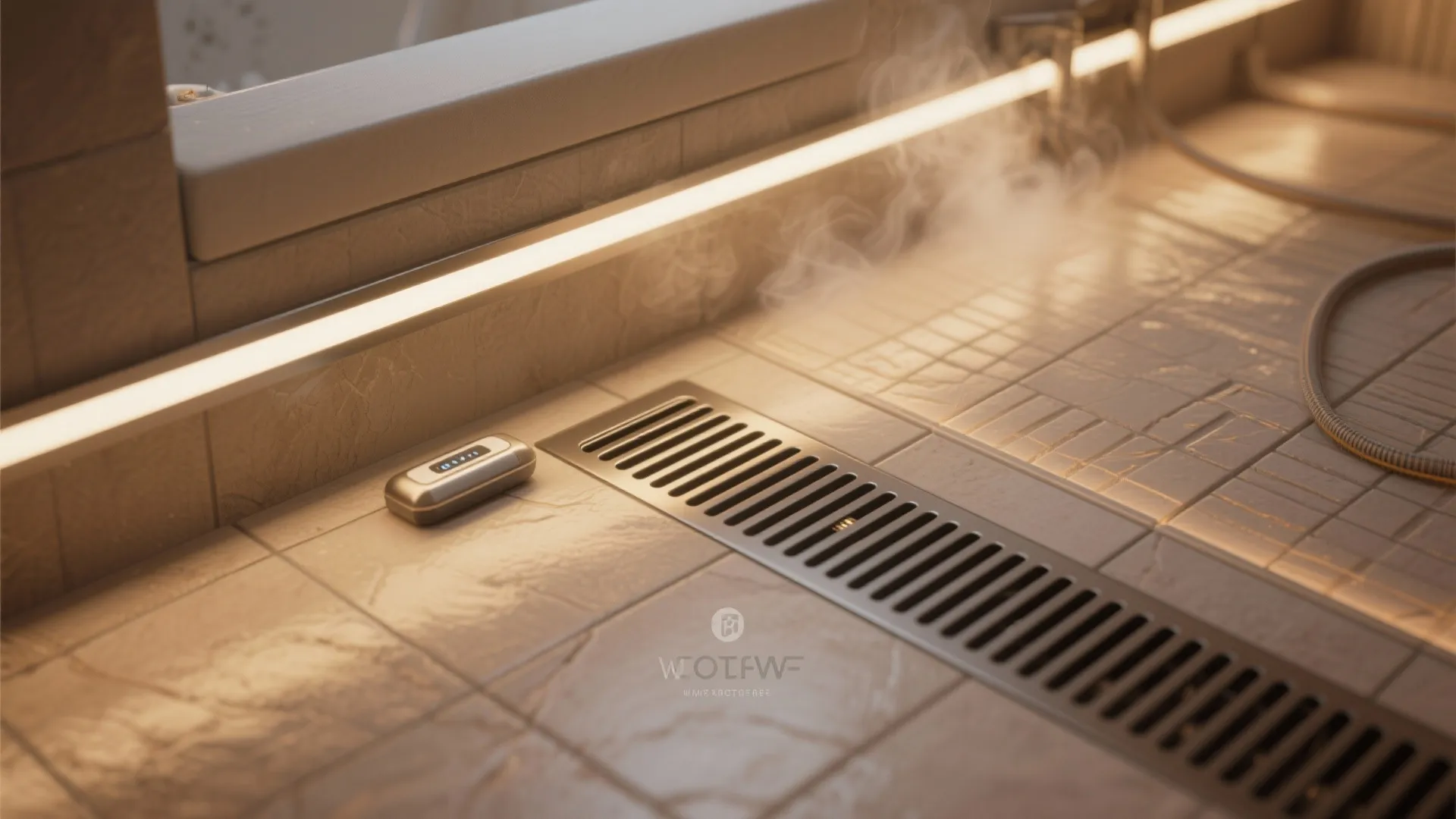 4. Spa Lighting, Heated Floors, and Ventilation