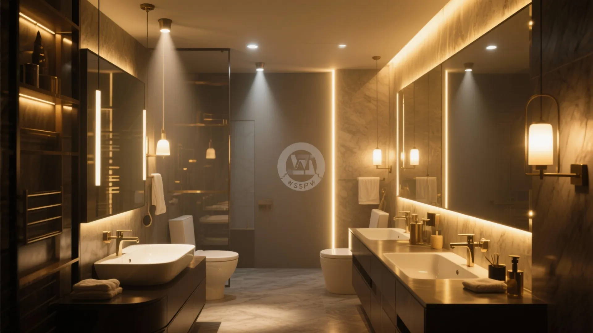 10. Spa-Inspired Lighting Layers