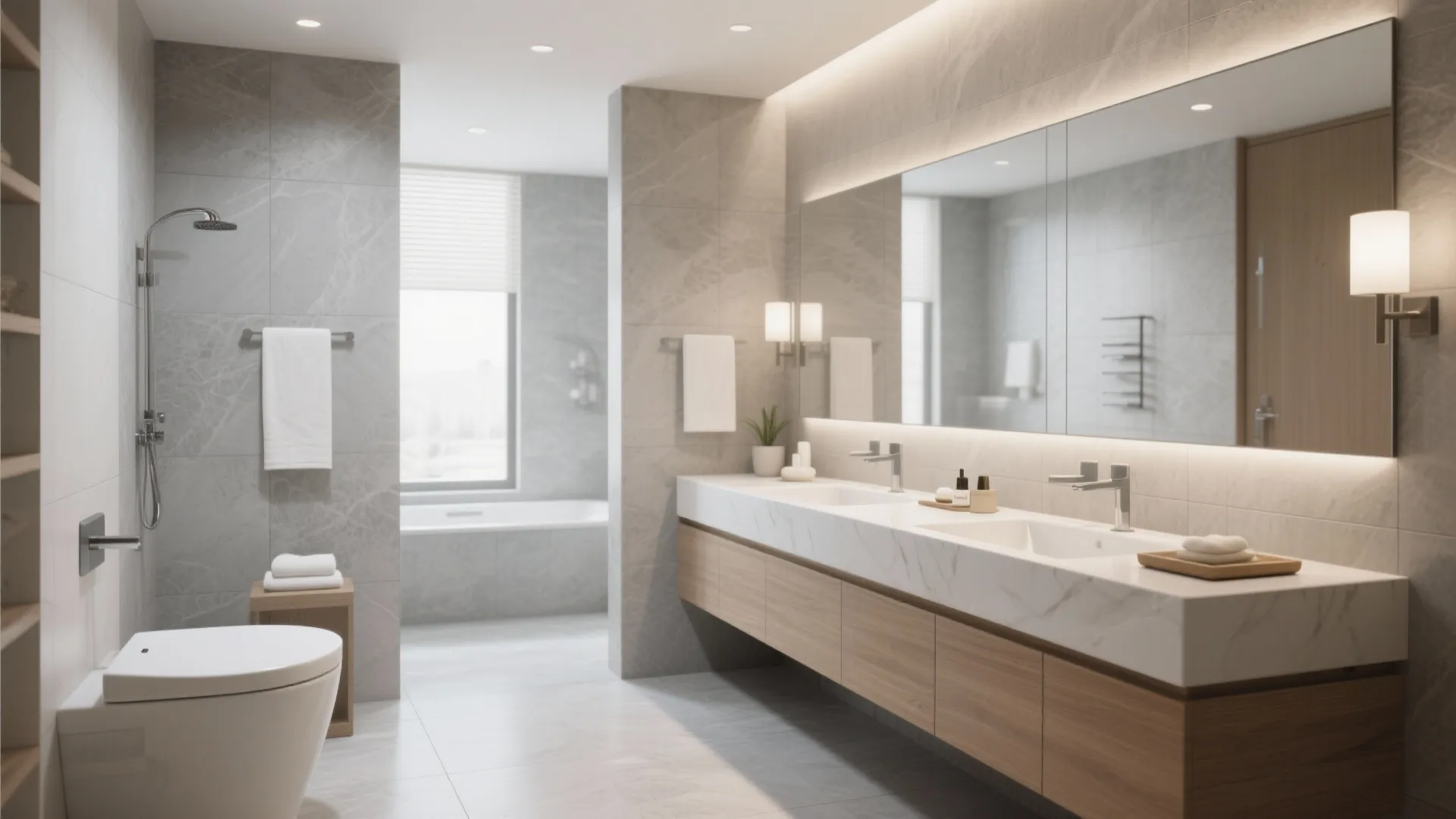 1. Spa-inspired minimalism: calm, clean lines