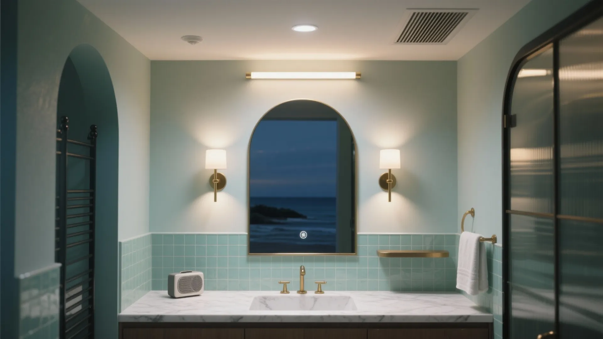 Idea 5: Spa-meets-sea lighting and sound