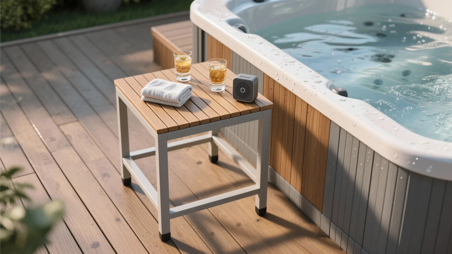 DIY Hot Tub Side Table: Simple Steps for a Perfect Spa Accessory: Fast-Track Guide to Building Your Own Hot Tub Side Table in One Afternoon