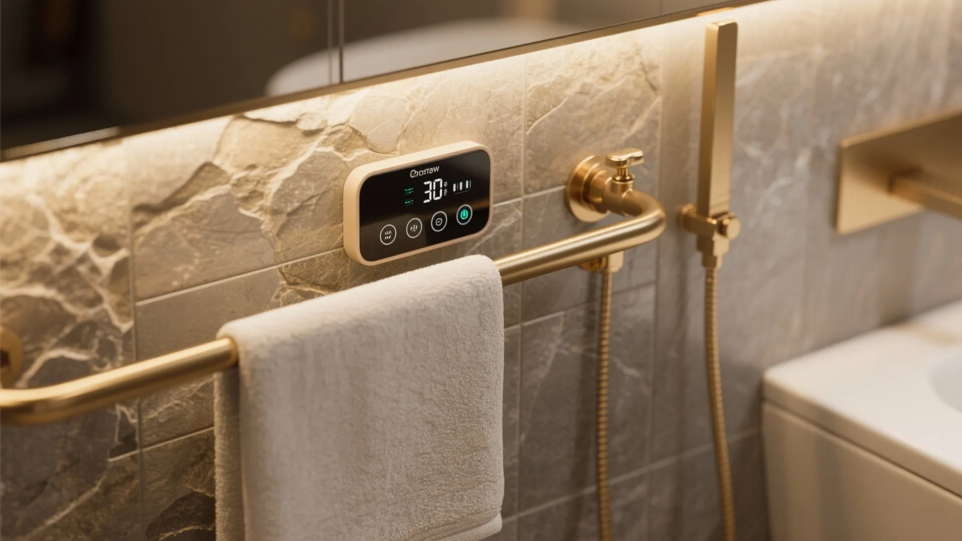 5. Spa-Like Finishes and Smart Tech
