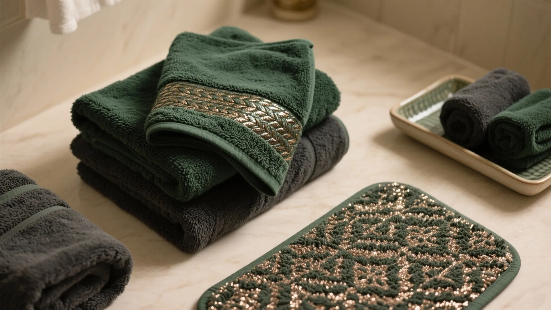 2. Spa Textiles with a Holiday Twist