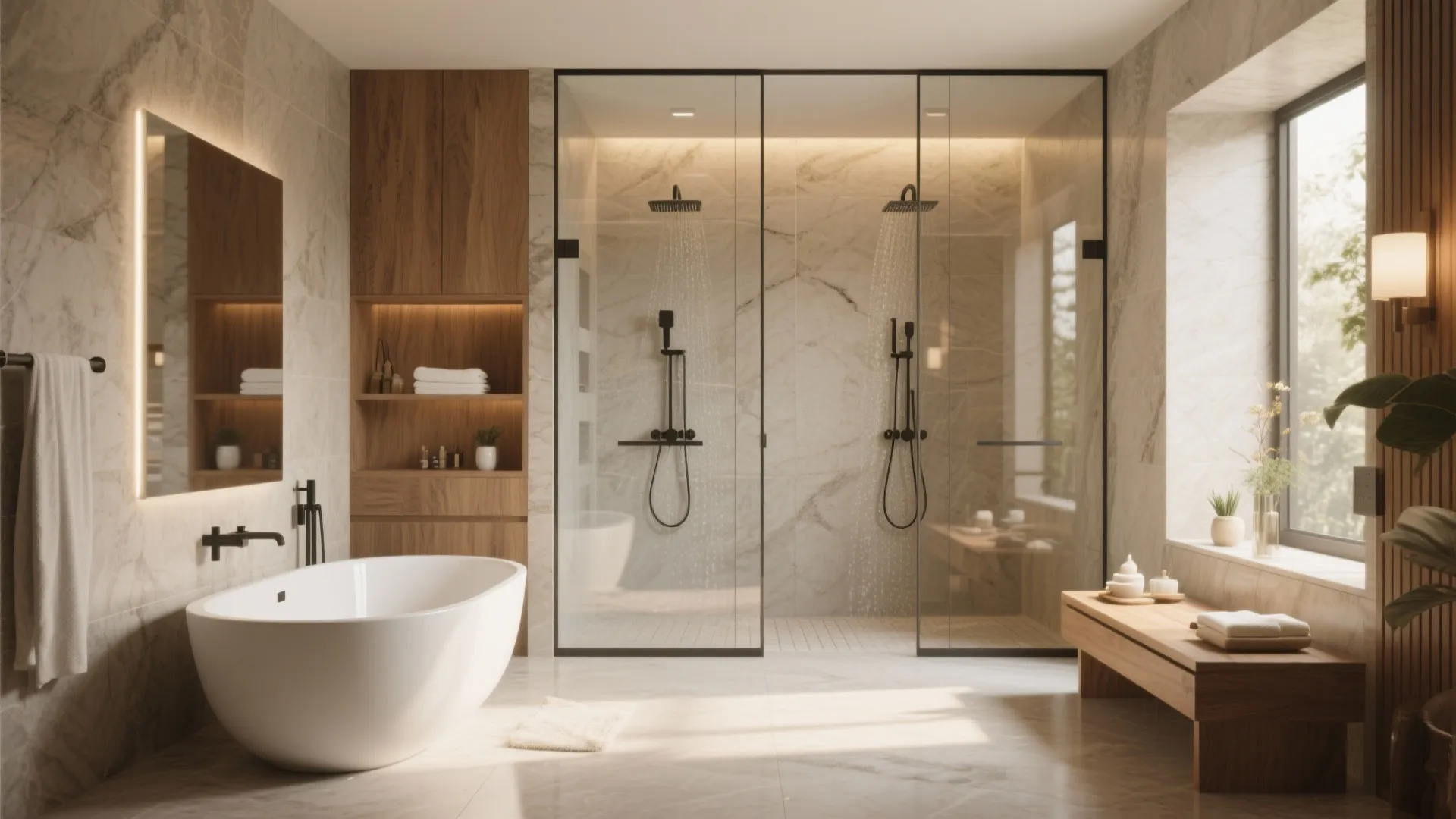 3. Spa-Inspired Wet Zone