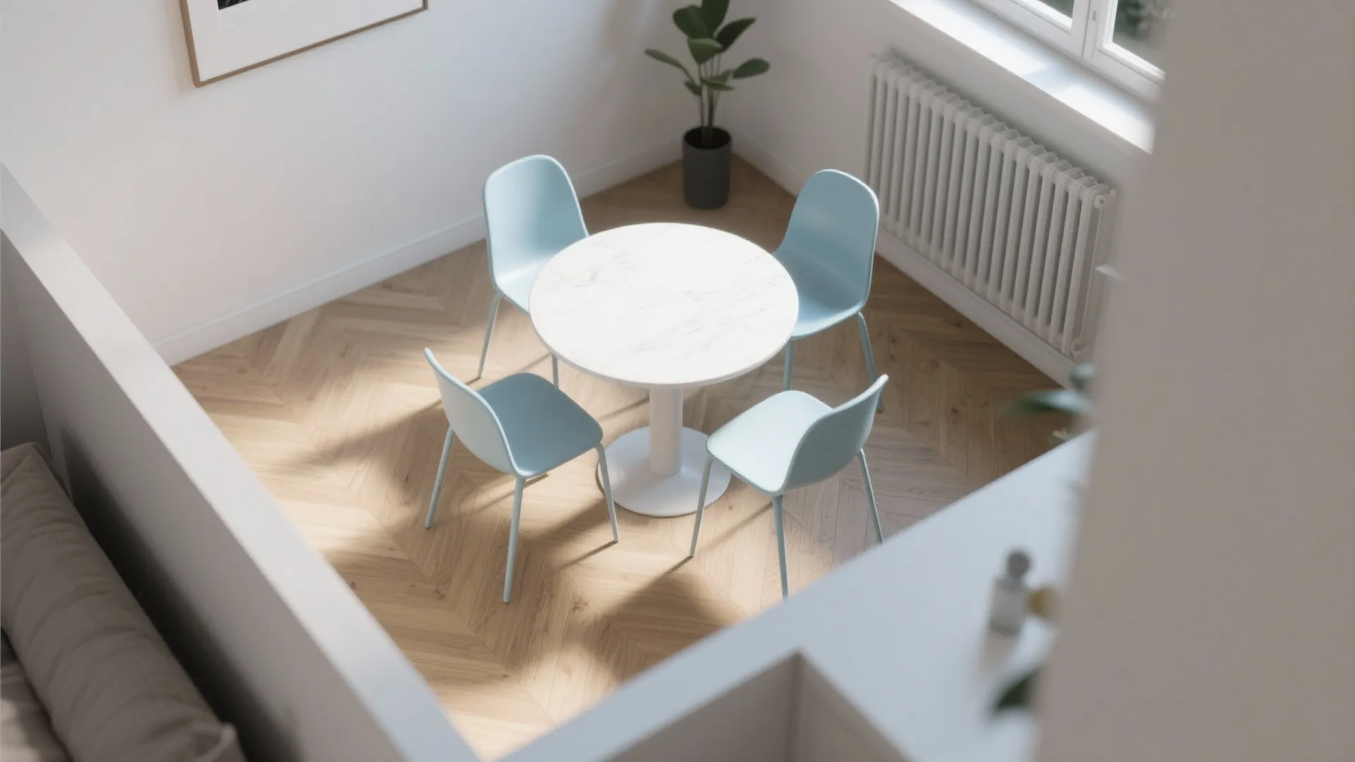 5. Keep scale in mind for small rooms