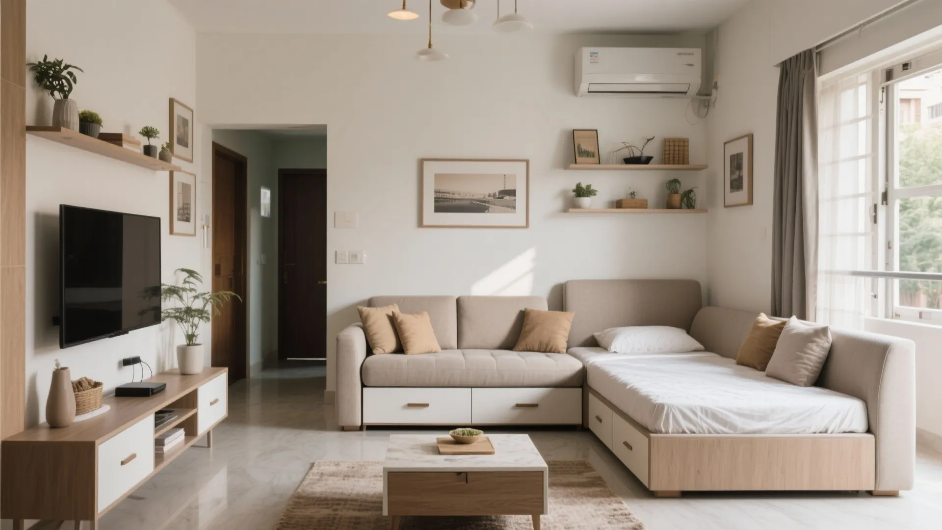 3. Space-Saving Sofa-cum-Beds