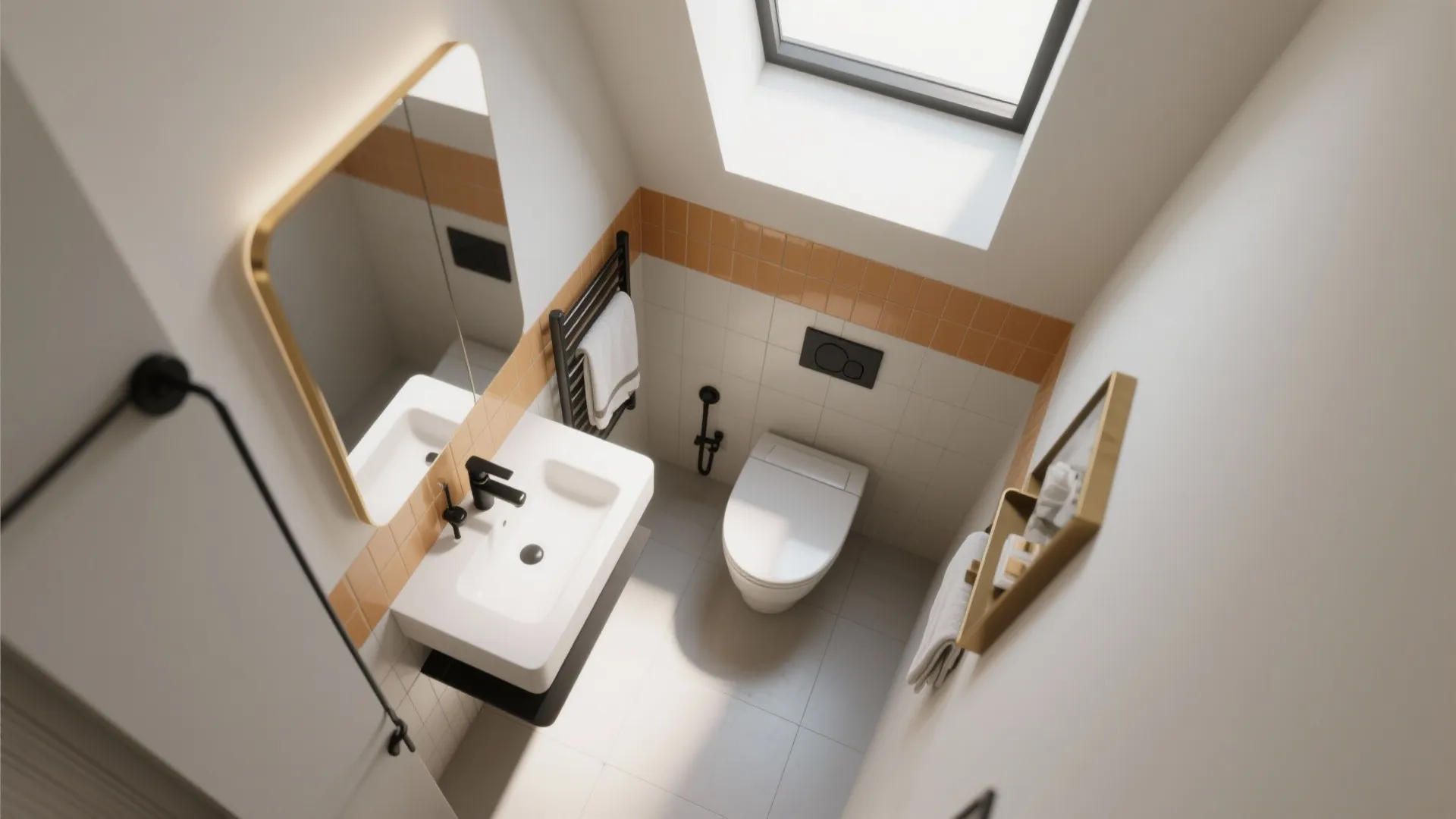 5. Space-Saving Fixtures with Personality