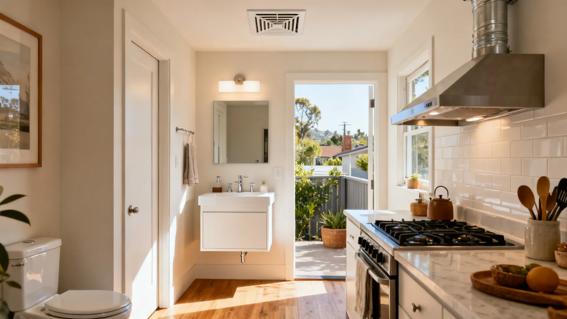 Space-Savvy Fixtures and Smart Ventilation