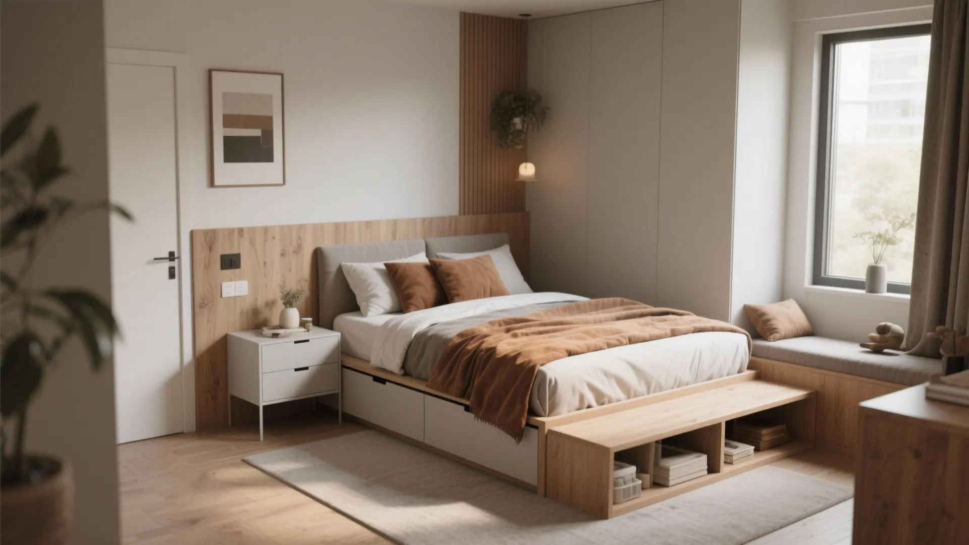 5. Maximize cozy function with smart furniture