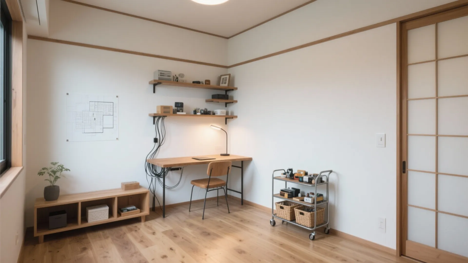 Tips 5: 余剰の一室は「ワーク＋趣味」を兼用に（東京小型住宅の拡張）