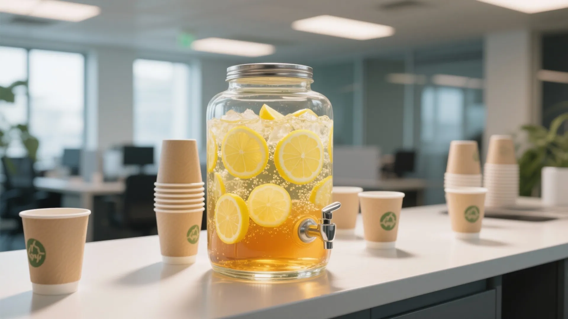 10. Sparkling Lemon Iced Tea