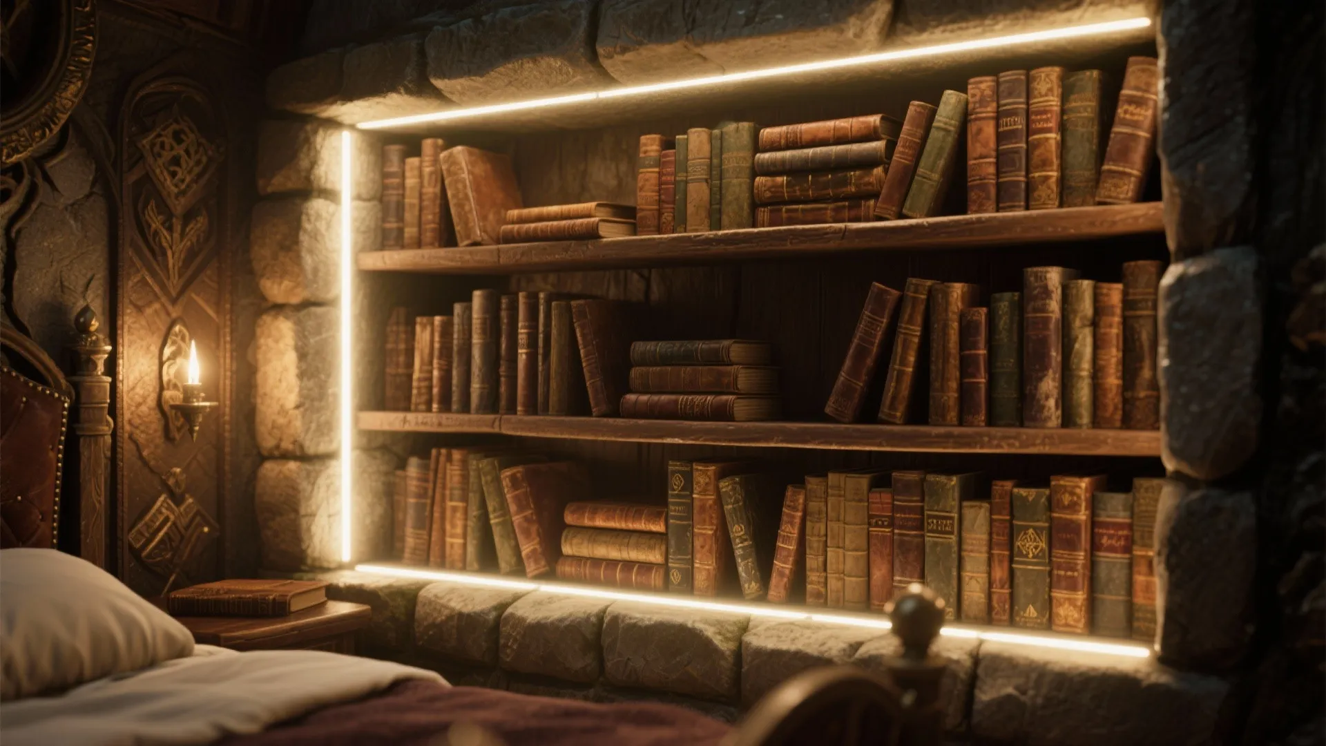 2. Spellbook Shelf Niche