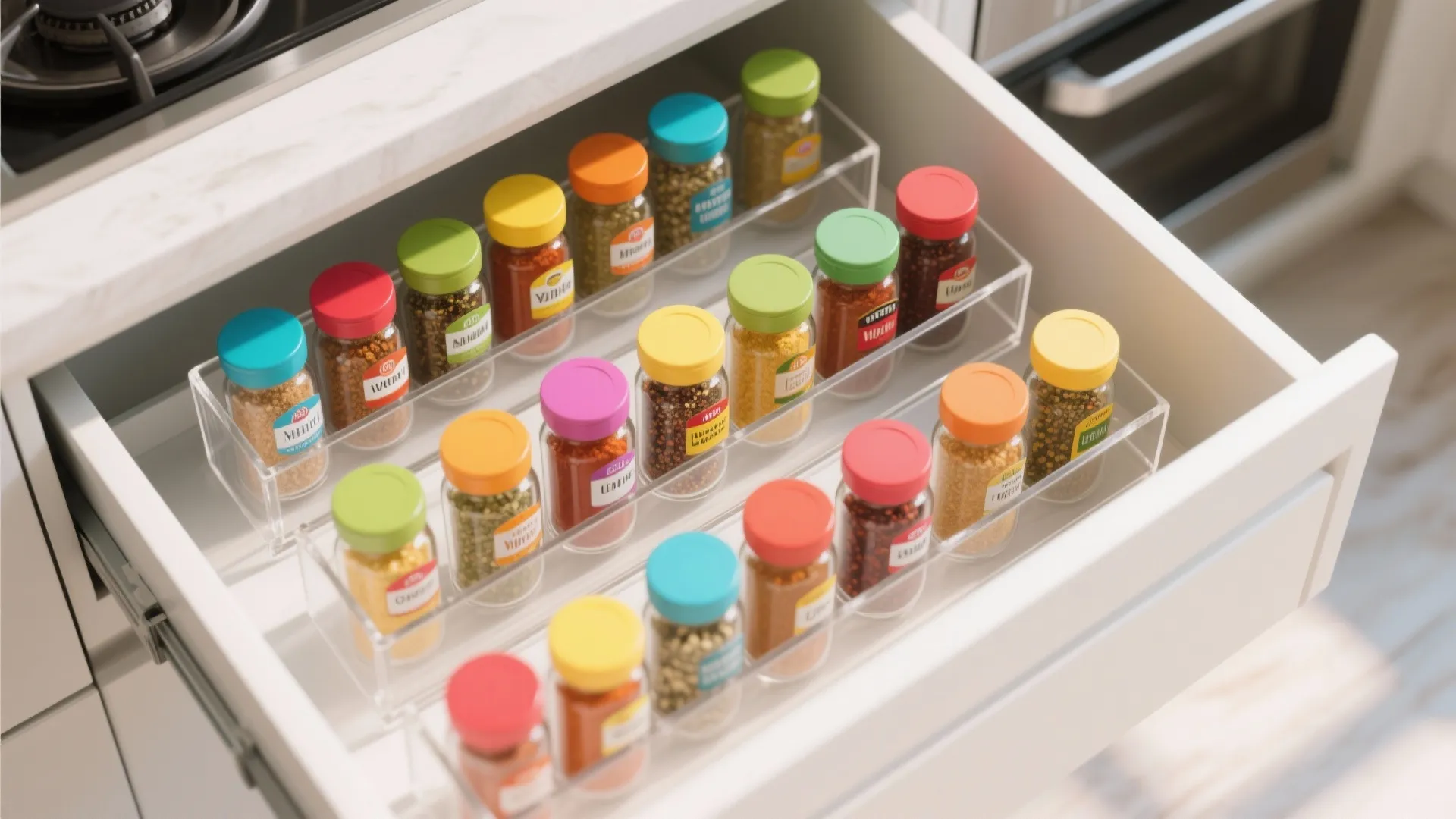 Idea 3: Spice Drawer Inserts