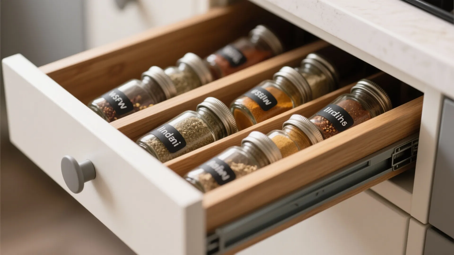 Minimalist Kitchen Storage for Compact 3 BHKs