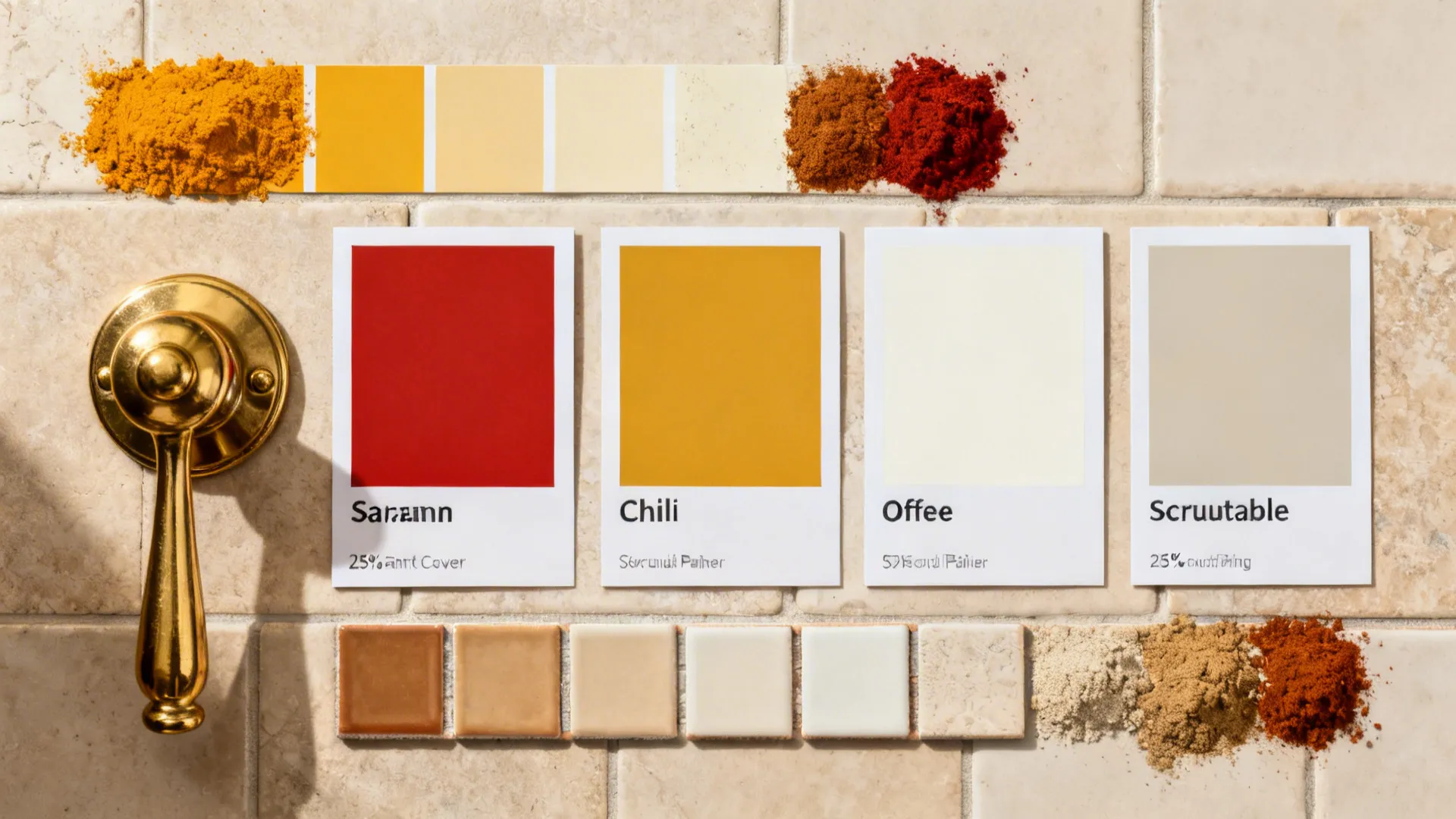 Spice-Inspired Accent Walls: Saffron, Chili Red, or Mustard