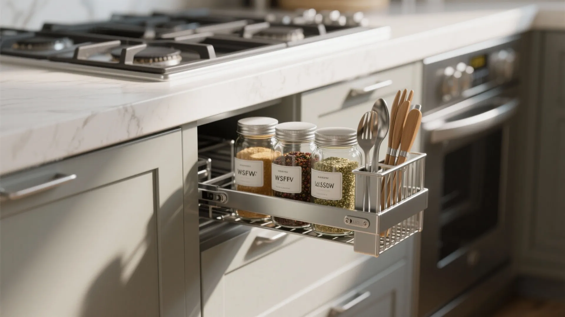 Hidden Helpers: Pull-Outs, Rails, and Compact Appliances