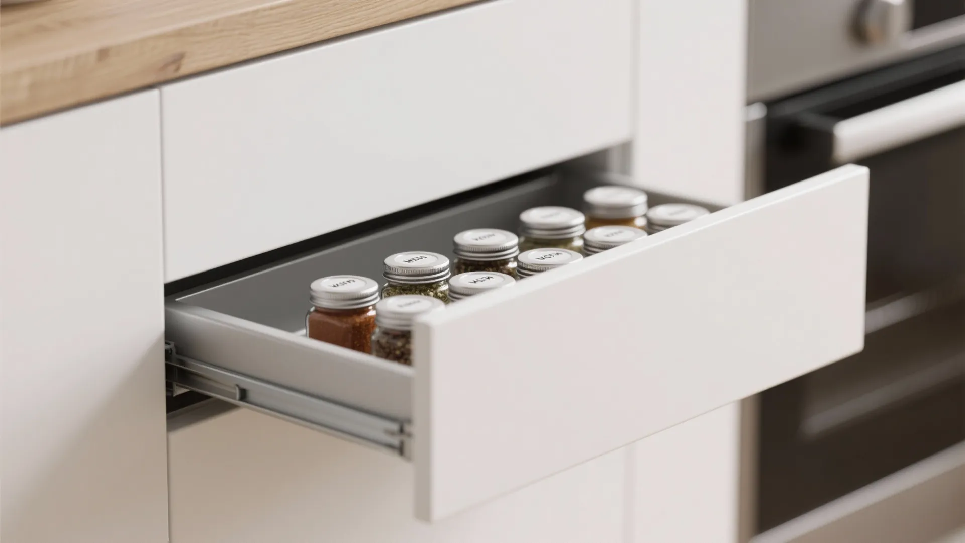 Minimalist Kitchen Storage for 3 BHK Apartments