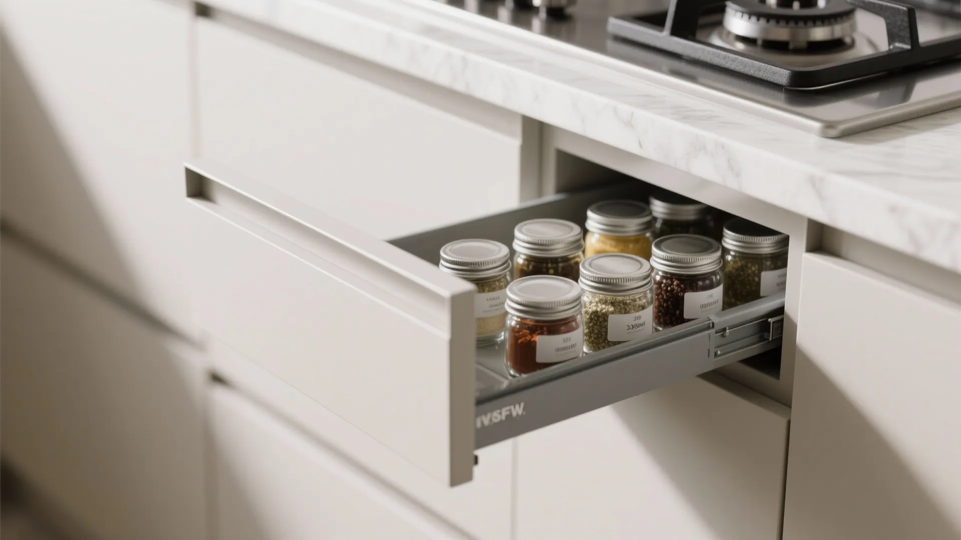 Minimalist kitchen storage that works (and breathes)