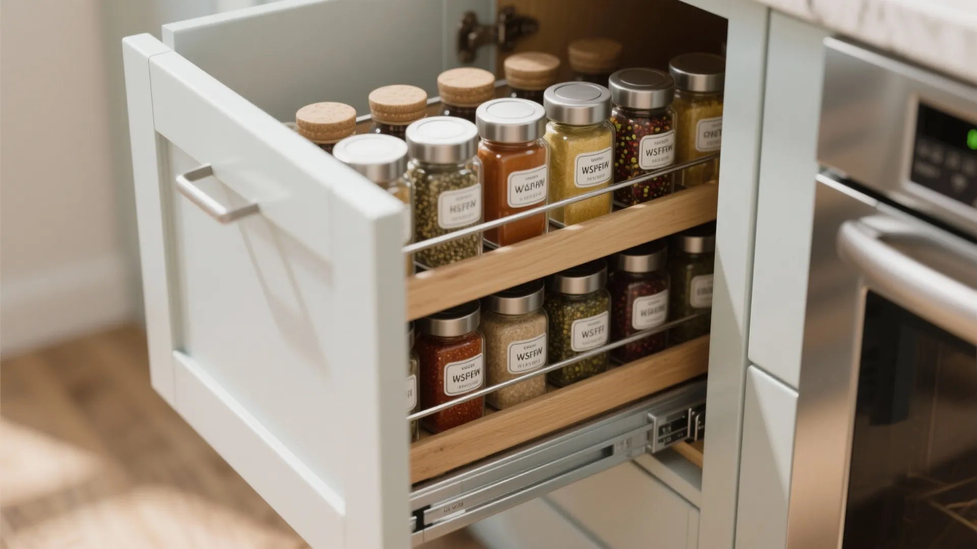 10. Multi-Tier Spice Racks