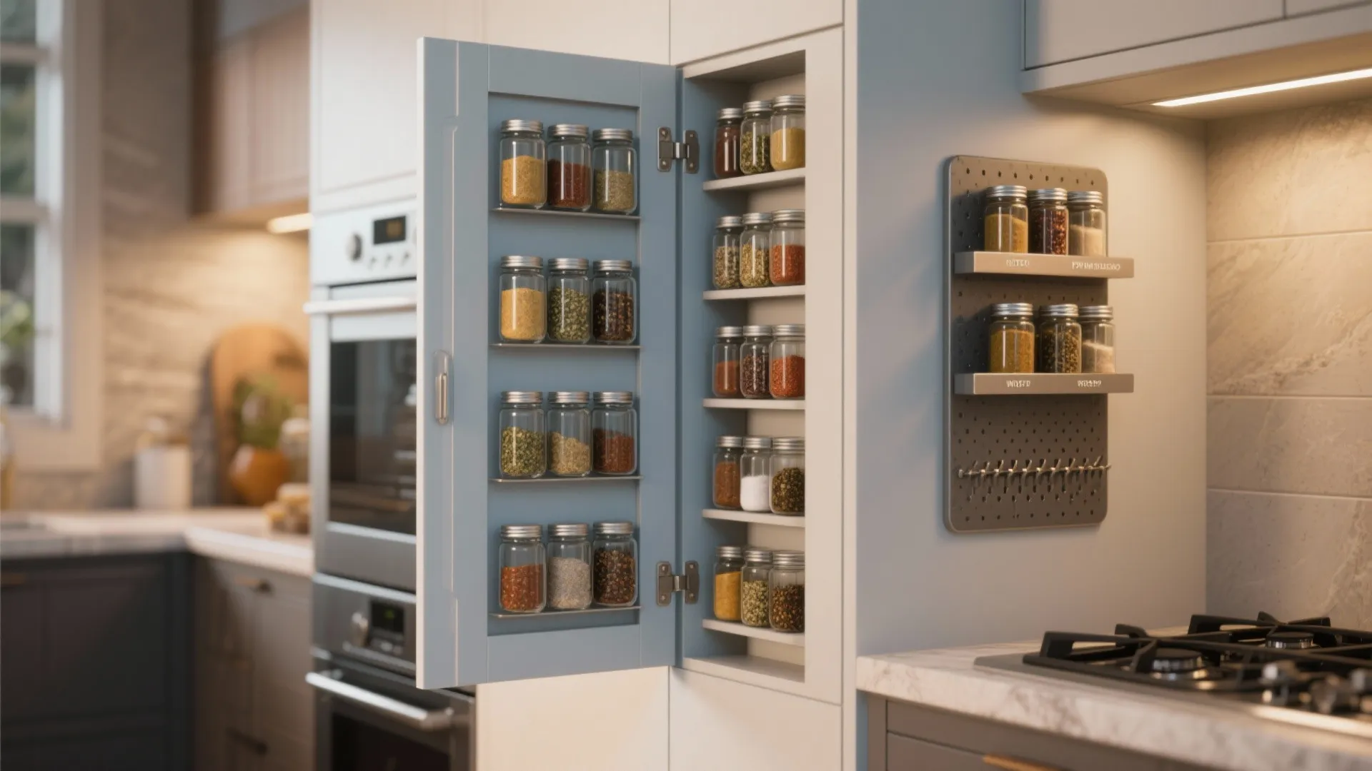 5. Open-When-Needed Spice Wall