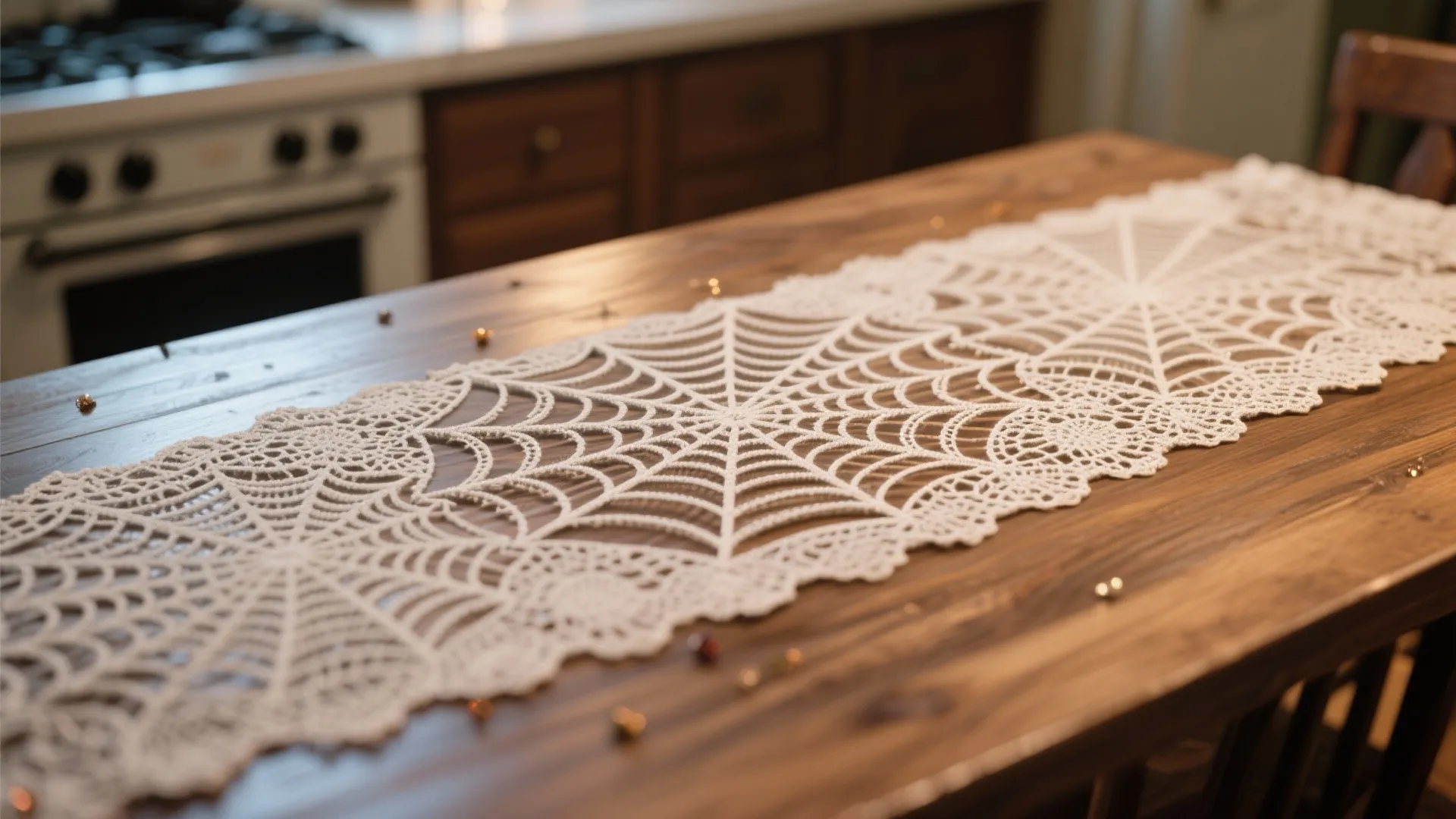 8. Spiderweb Table Runner